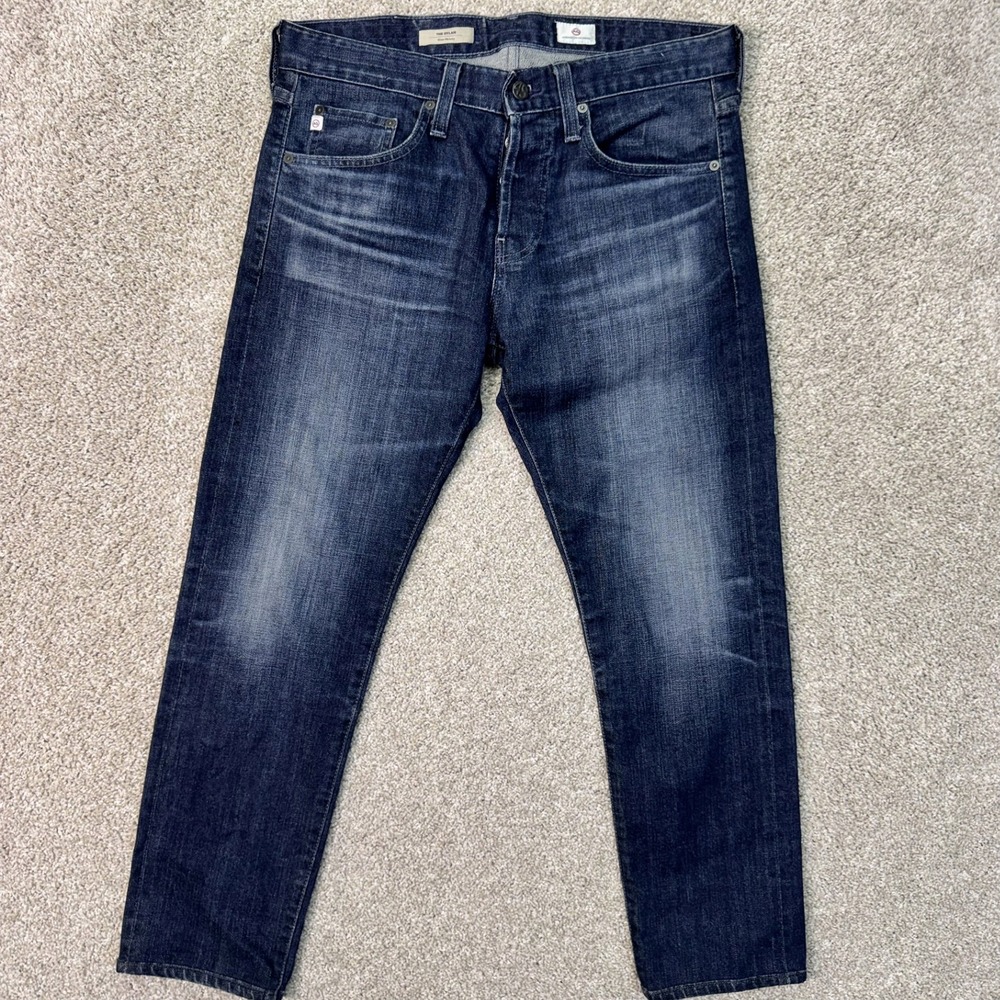 AG Adriano Goldschmied Jeans Mens 32 The Dylan Slim Skinny Dark Blue EUC